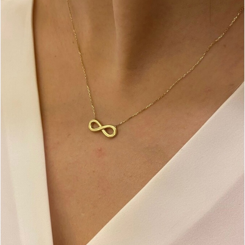 Infinite Love gold dipped necklace by Dogeard wedding love forever delicate